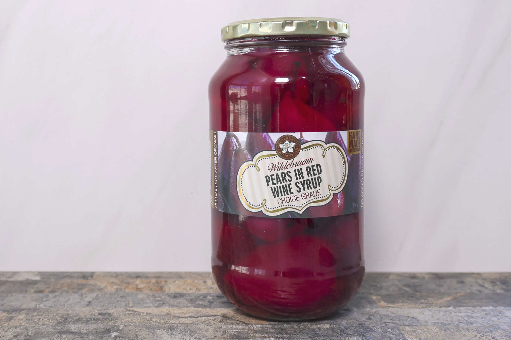Pears in Red Wine Syrup