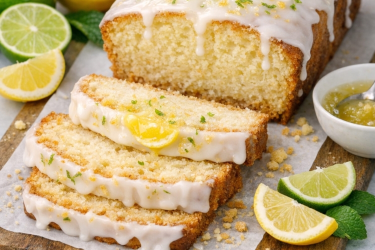 Lemon & Lime Drizzle Cake